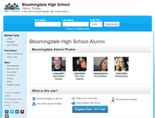 Tablet Screenshot of bloomingdalehighschool.org